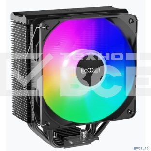 Кулер PCCooler Paladin EX400S черный 120мм алюминий+медь 1800rpm 28.6db 4-pin 180W 157мм