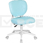 Кресло детское Cactus CS-CHR-3594BL голубой, крестов. пластик белый, фото11