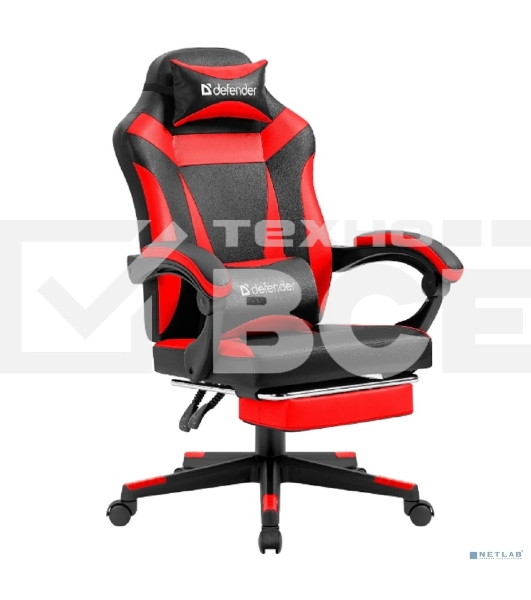 Кресло игровое Defender CRUISER BLACK/RED PU