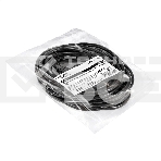 Кабель питания ExeGate Special PC-5S (Евровилка угловая Schuko->C13, 3*1.0mm2, CCA, черный, 5м), фото 1