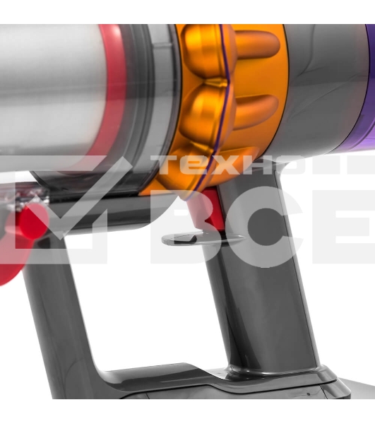 Пылесос вертикальный Dyson V15 Detect Absolute (SV47) желтый/никель, питание от аккумулятора, 220 Вт, уборка сухая, пылесборник 0.76 л, работа от АКБ max - 60 мин