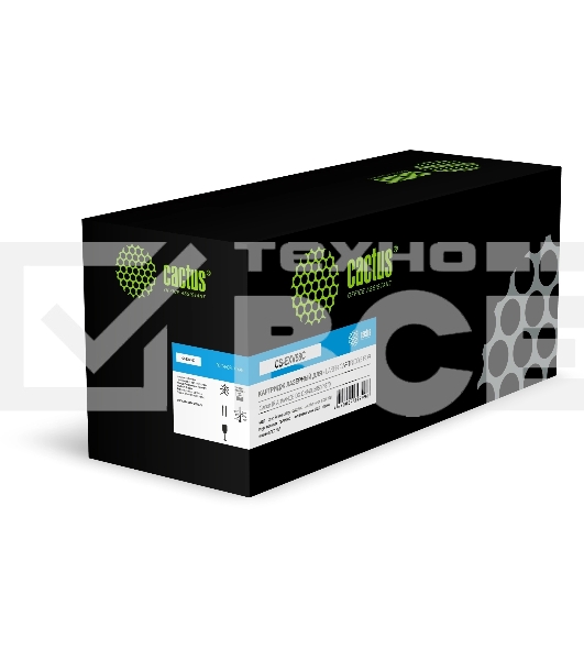 Картридж лазерный Cactus CS-EXV58C голубой (60000стр.) для Canon IR ADVANCE DX C5840i/5850/5870I