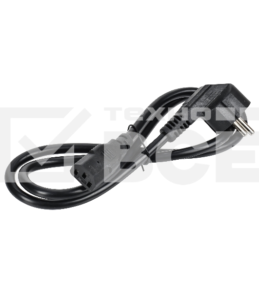 Кабель электропитания ITK PC-C13D-1M PDU 3х1,5 1м с разъемами С13 - нем.ст