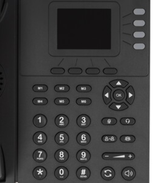 Телефон IP Flyingvoice P21 серый (упак.:1шт)