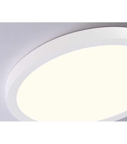 Светильник светодиодный ультратонкий Ambrella light FZ1903 WH белый IP54 20W 3000K-6500K CCT-переключатель D300*25 (Без ПДУ)