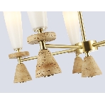 Люстра Ambrella light LH75371/5 GD/WH золото/белый G9*5 max 28W D600*675, фото6