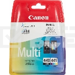 Картридж струйный Canon PG-440/CL-441 5219B005 черный/трехцветный x2уп. для Canon MG2140/MG3140 (180стр.), фото 1