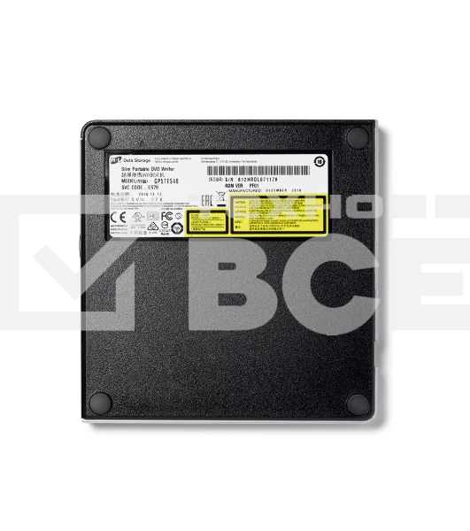 Привод DVD-RW LG GP57ES40 серебристый USB внешний