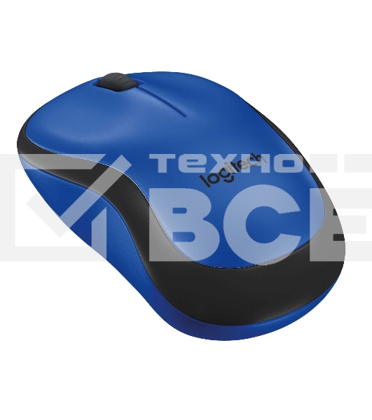 Мышь беспроводная Logitech M220 SILENT синий, 1000 dpi, радиоканал, USB, кнопки - 3