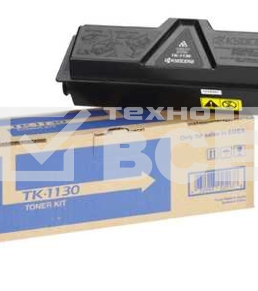 Картридж лазерный Kyocera TK-1130 (1T02MJ0NL0/1T02MJ0NLC) черный для FS-1030MFP/DP/1130MFP, M2030dn/PN/M2530dn 3000 стр.