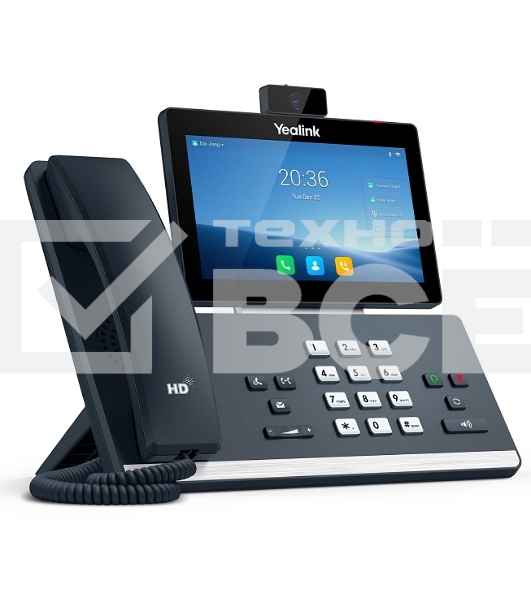 Телефон YEALINK SIP-T58W with camera, видеотерминал, Android, WiFi, Bluetooth, GigE, CAM50, без БП, шт