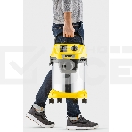 Строительный пылесос Karcher WD 3 P S V-17/4/20 желтый, 1000 Вт, уборка сухая/сбор воды, пылесборник мешок/контейнер, 17 л, фото17