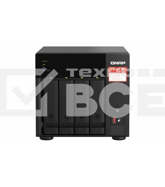 Сетевое хранилище NAS Qnap TS-473A-8G 4-bay Ryzen V1500B