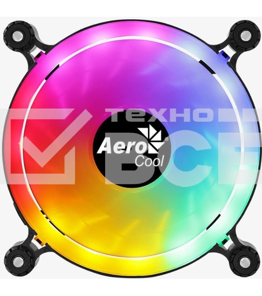 Вентилятор для корпуса AeroCool / Formula Spectro 12 FRGB черный, 120 мм, 1000 об/мин, 19.6 дБ, 4 pin