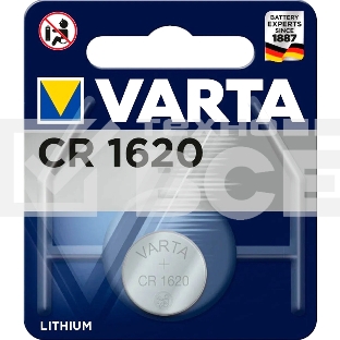 Батарейка Varta ELECTRONICS CR1620 BL1 Lithium 3V (6620) (1/10/100)