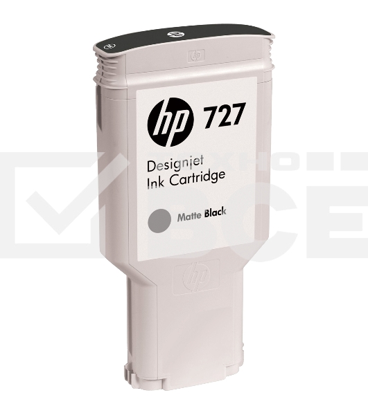 Картридж струйный HP 727 C1Q12A черный матовый, 300мл, для Designjet T920/T1500/T2500