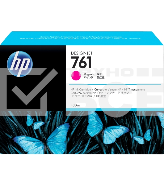 Картридж струйный HP №761 CM993A пурпурный для HP DJ T7100 (400мл)