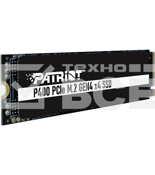 Накопитель SSD Patriot P400, 2Tb, PCIe 4.0 x4, M.2 2280, NVMe, R/W 7000/4800, с радиатором