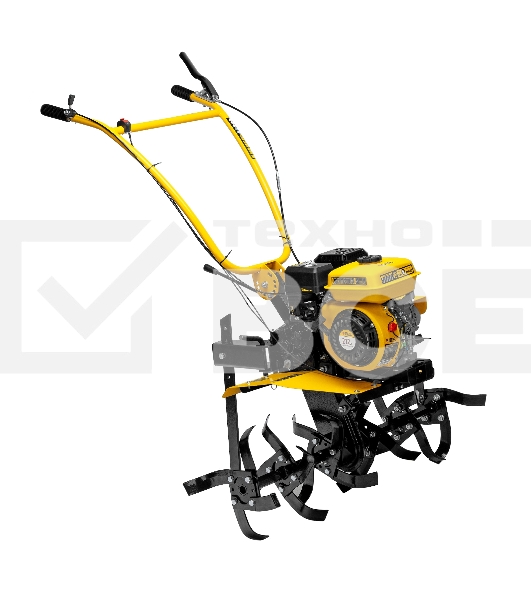 Мотоблок DPT-270SB, 7 л.с., ремен.сцеп, фрез 3х4, ШОМ, без колес, передачи 2В/1Н  Denzel