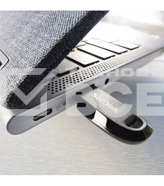 Флеш диск 128GB SanDisk CZ550 Ultra Curve, USB 3.2 черный