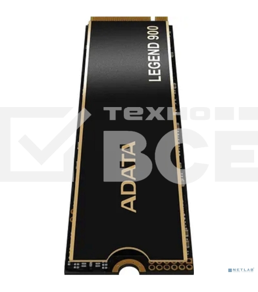 Накопитель SSD ADATA LEGEND 900, 512Gb, PCIe 4.0 x4, M.2 2280, NVMe, R/W 6200/2300, с радиатором