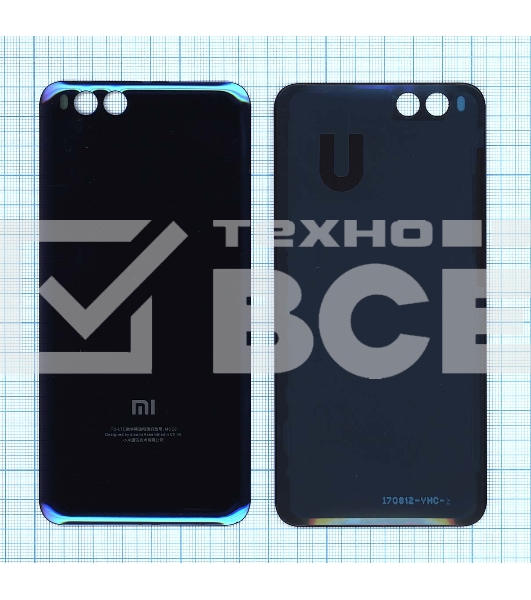 Задняя крышка для Xiaomi Mi Note3 синяя