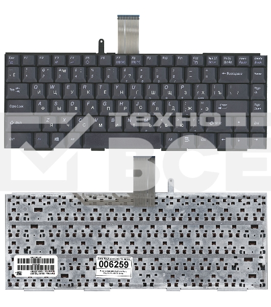 Клавиатура для ноутбука Sony Unit FX черная