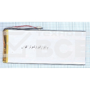 Аккумулятор Li-Pol (батарея) 3*75*175мм 3pin 3.7V/6400mAh