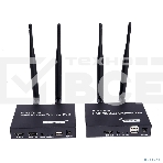 Удлинитель ORIENT VE054, WiFi HDMI KVM Extender (Tx+Rx), HDMI+USB беспроводной удлинитель до 200 м, HDMI 1.3, 1080p@60Hz, HDCP1.2, передача ИК сигнала управления, питание от внешних БП, метал. корпус (31372), фото6