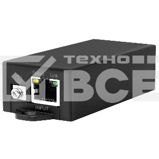 Преобразователь PoE af/at (48V) в Passive PoE (24V). Вход: коннектор RJ45 IEEE 802.3af/at/Passive PoE (37V-57V) или разъем DC 48В(2.1x5.5); Выход: Разъем RJ45 (Passive PoE 24VDC; 4,5(+); 7,8(-). Преобразователь используется для подключения 24V Passive PoE