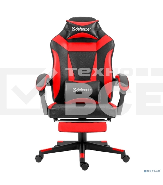 Кресло игровое Defender CRUISER BLACK/RED PU