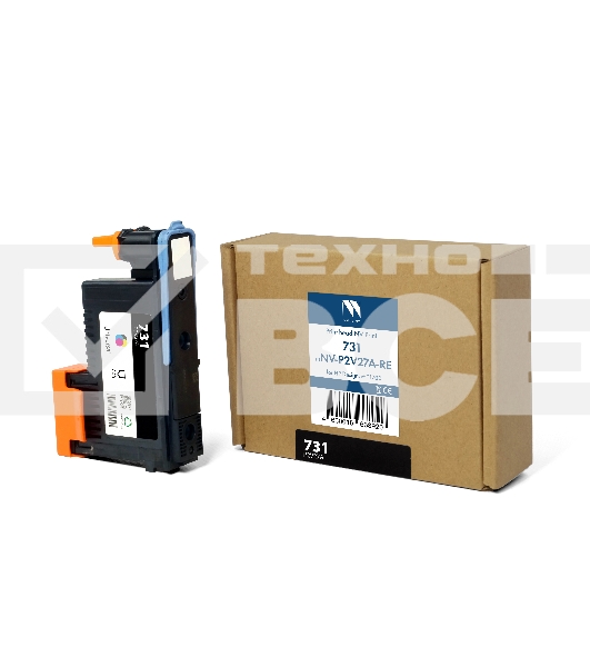 Печатающая головка NVPrint 731 (NV-P2V27A-RE) для HP DesignJet T1700 (восстановленная, совместимая)