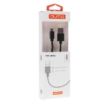 Кабель Qumo light series, USB-MicroUSB, 1м, 5В, 1A, опл. PVC, кон. PVC, черный, фото4