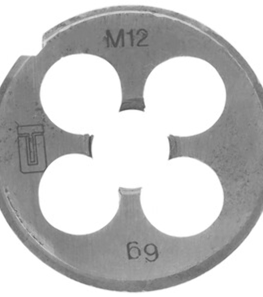 Плашка Сибртех М12x1,75 мм