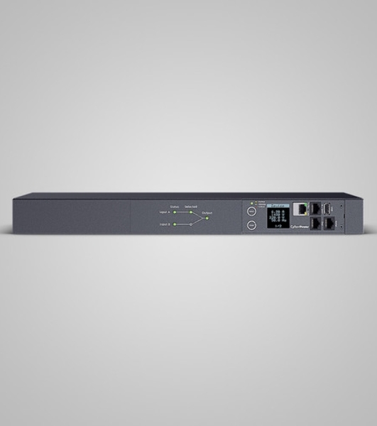 Блок распределения питания CyberPower PDU PDU41005 (PDU20SWHVIEC8FNET) 1U type, 16Amp, plug IEC 320 C20, (8) IEC 320 C13