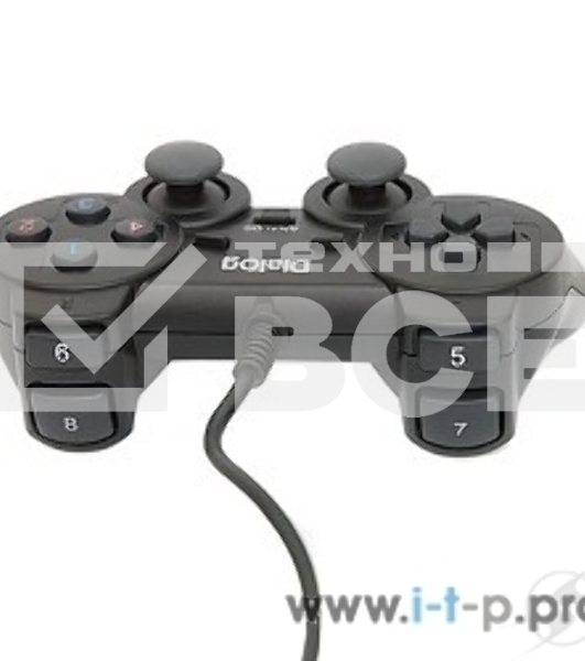 Геймпад Dialog Action GP-A11, черный, вибрация, 12 кнопок, USB