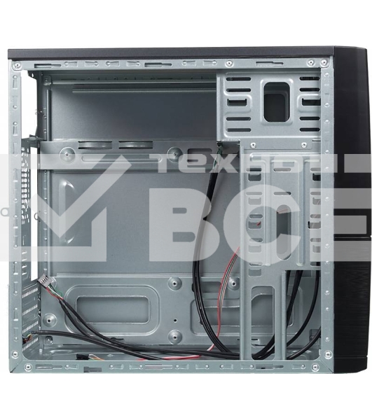 Компьютерный корпус LinkWorld 727-21 черный без БП mATX 4xUSB2.0 audio