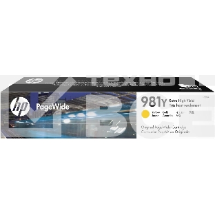 Картридж струйный HP 981Y желтый Original PageWide Crtg