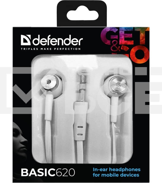 Нaушники Defender BASIC 620 белый