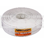 Кабель коаксиальный PROconnect RG-6U+Cu, 75 Ом, Cu/Al/Cu, 48%, бухта 100 м, белый, фото2