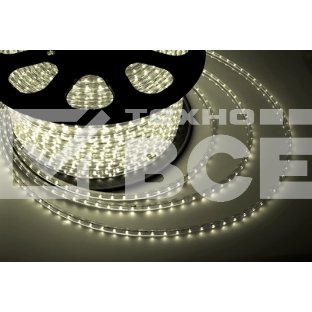 Лента LED 220 В, 13х8 мм, IP67, SMD 5050, 60 LED/m, цвет свечения теплый белый