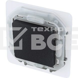 Переключатель IP44 10AX 250 В антрацит