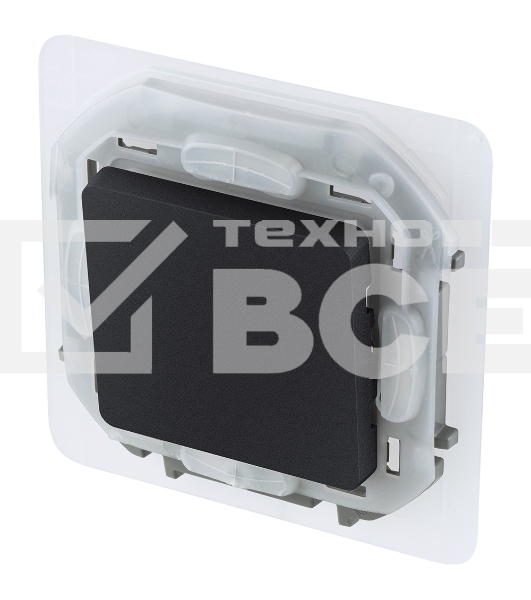 Переключатель IP44 10AX 250 В антрацит