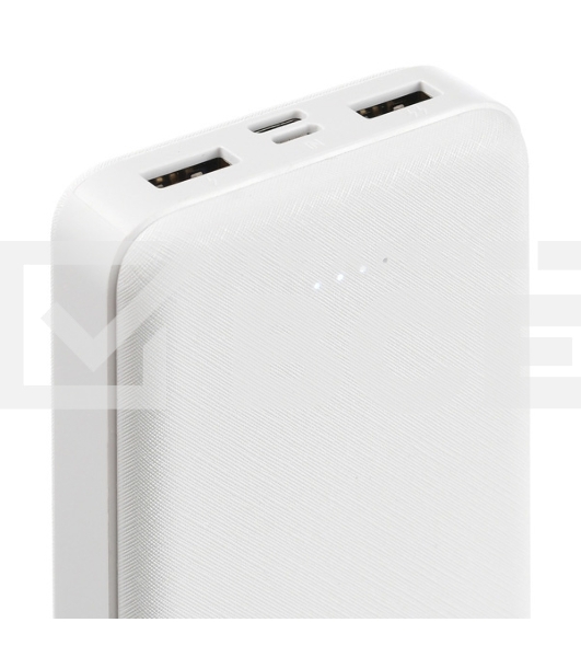 Портативный аккумулятор Buro T4-10000 Li-Pol 10000mAh 2A+1A белый 2xUSB
