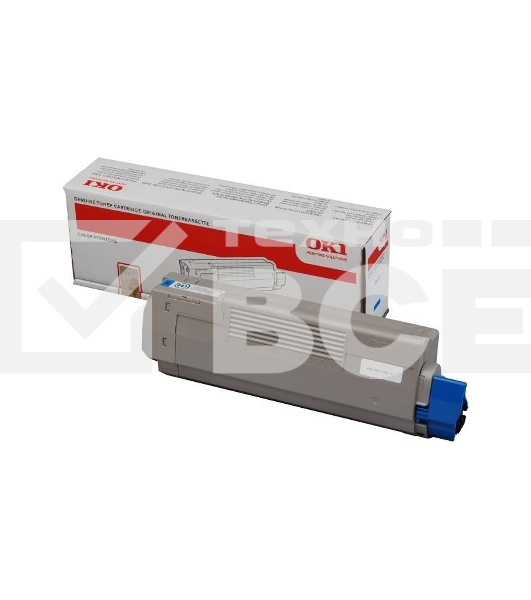 Картридж лазерный Oki C610 6K (cyan)