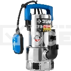 Насос ЗУБР НПГ-Т3-750-С профессионал т3 погружной дренажный для грязной воды d частиц до 35мм 750В, фото2