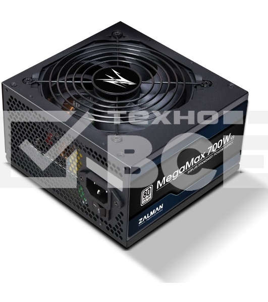 Блок питания Zalman ZM700-TXII (V2), 700Вт, 80 PLUS, 120мм, черный