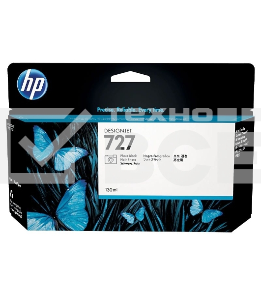 Картридж струйный HP 727 B3P23A черный для HP DJ T920/T1500 (130мл)