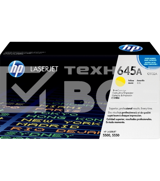 Картридж лазерный HP C9732A желтый LJ 5500 (12000 стр.)