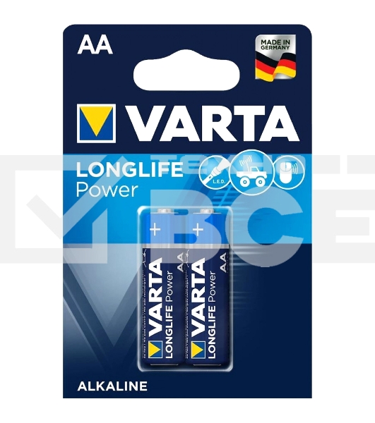 Батарейка VARTA HIGH ENERGY AA бл 2 04906121412